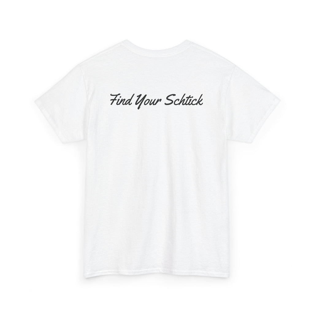 Big Stick Goose - Seal (Green) + Find Your Schtick - Unisex Heavy Cotton Tee