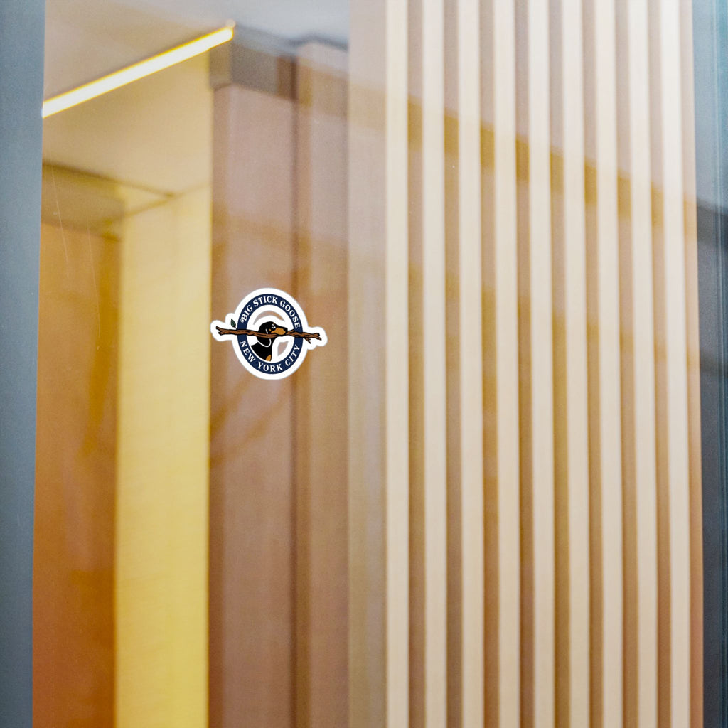 Kiss-Cut Vinyl Decal — Big Stick Goose NYC Logo Sticker