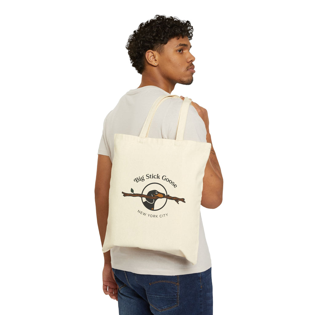 Big Stick Goose - Cotton Canvas Tote Bag
