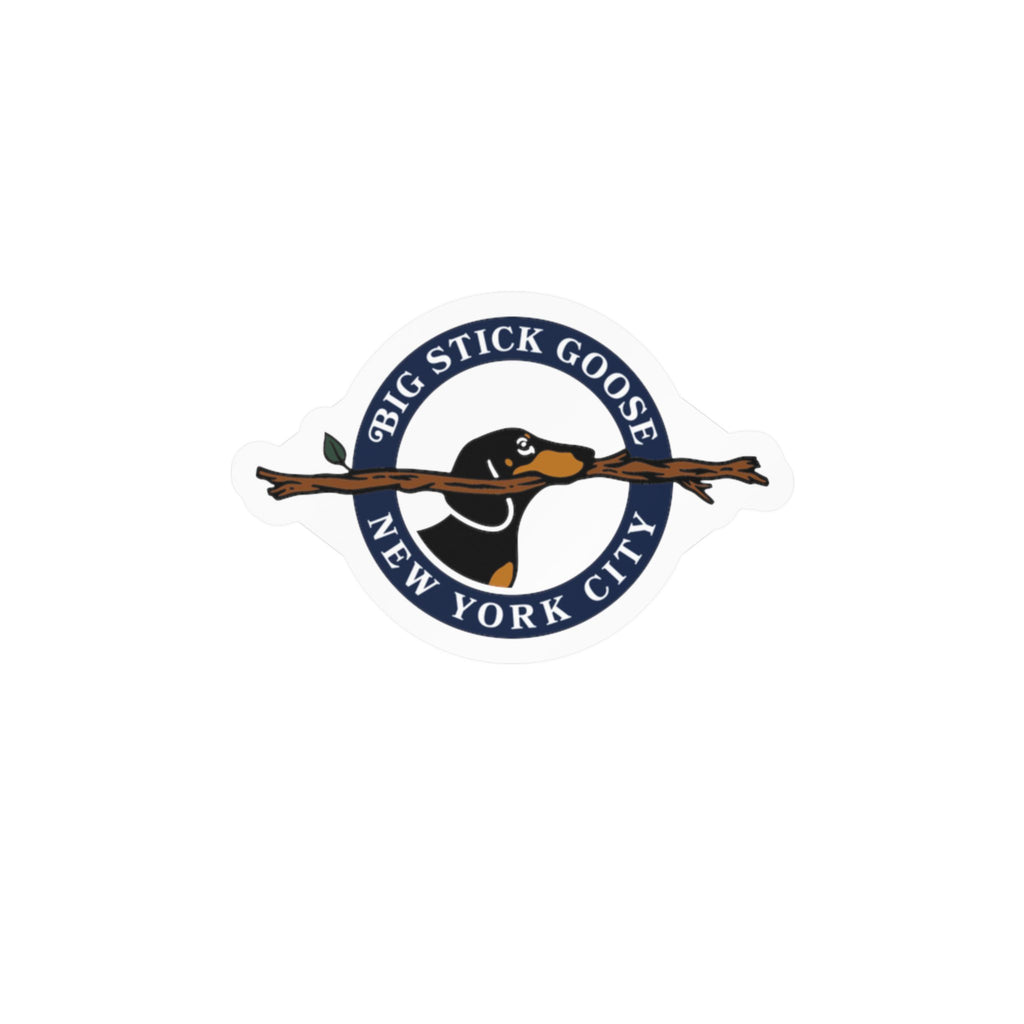 Kiss-Cut Vinyl Decal — Big Stick Goose NYC Logo Sticker
