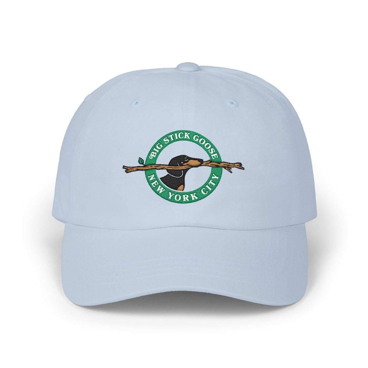 Big Stick Goose New York City Seal (Green) - Embroidered Dad Cap