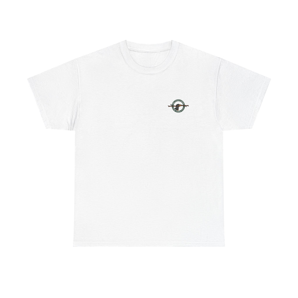 Big Stick Goose - Seal (Green) + Find Your Schtick - Unisex Heavy Cotton Tee